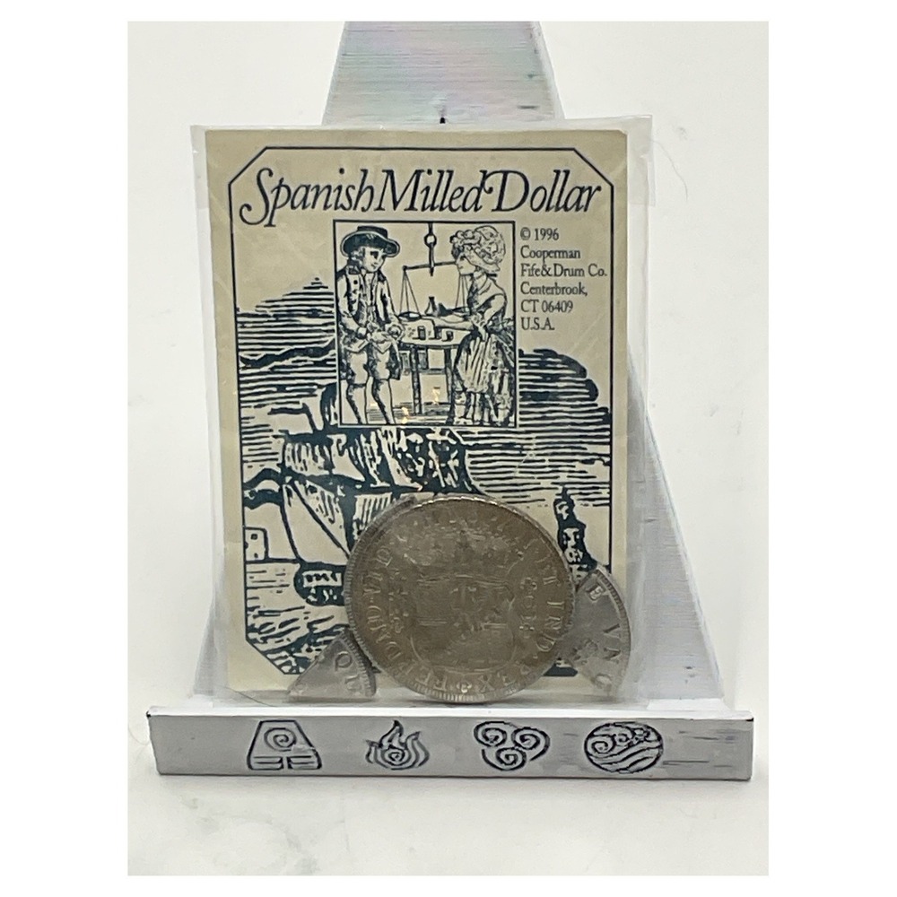 1996 Spanish Milled‎ Dollar Pewter Coin Set Reproduction